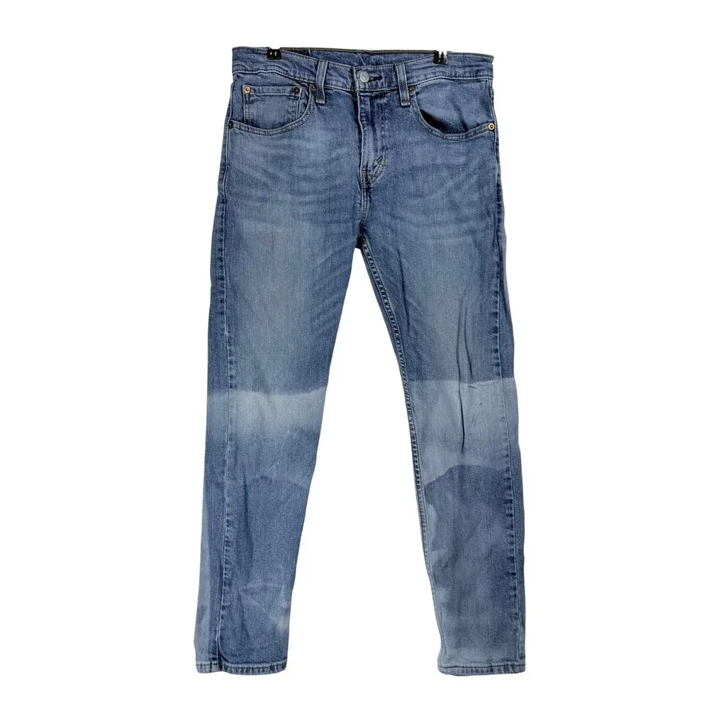 Levi's 512 Slim Taper Jeans Mens 31x30 Light Wash Blue Denim Stretch Levis